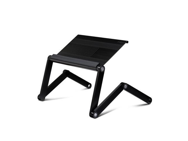Furinno A6 Black Ergonomic Aluminum Adjustable Laptop Table