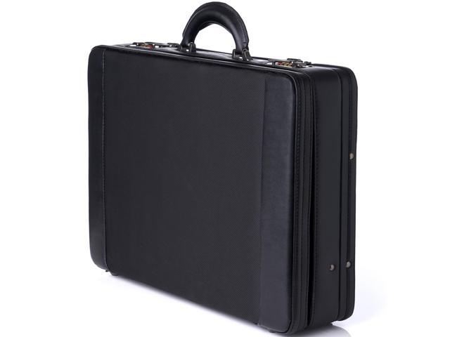 Photo 1 of Alpine Swiss Expandable Attache Case Dual Combination Lock Hard Side Briefcase