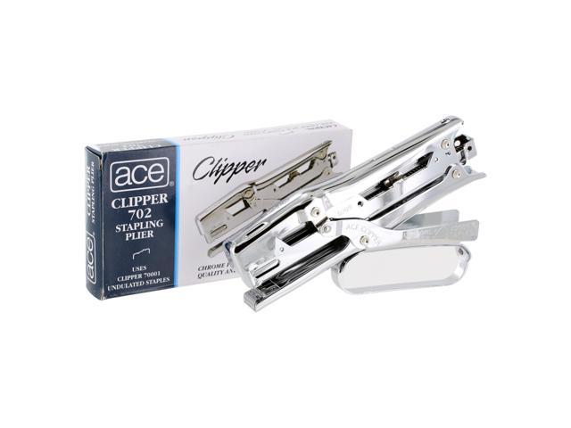 Ace 07020 Clipper Stapler Lightweight 210 Staple Capacity Chrome 