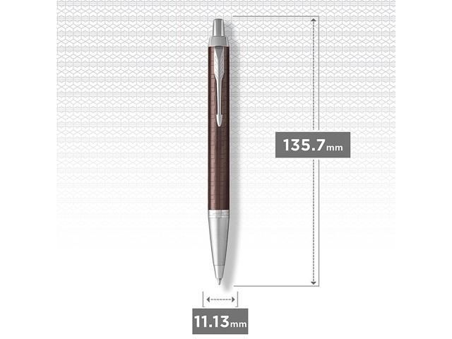 Parker IM Ball Point Pen Premium Brown with Medium point Black Ink Refill 