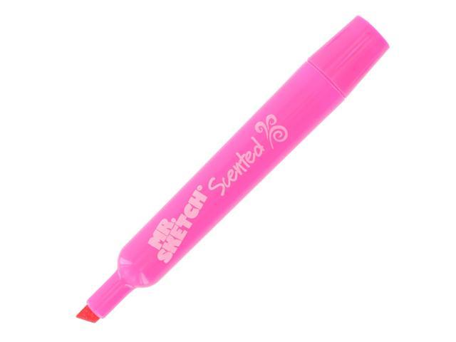 Mr Sketch Scented Watercolor Markers Chisel Tip Pink Dozen 1884473 Neweggcom