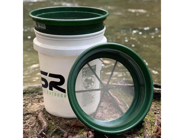 ASR Outdoor 9pc Gold Panning Kit with Gold Pans, Rock Pick Bucket
