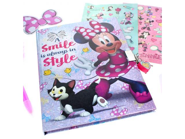Disney Minnie Mouse Glitter Diary Activity Set Brand New in Package Sealed CUTE 