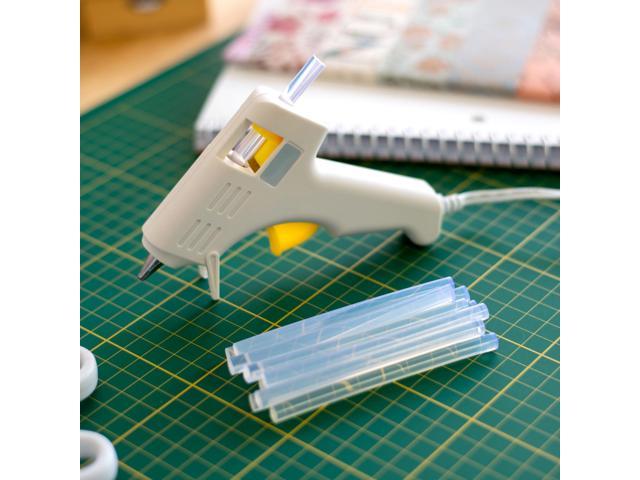 Tooltreaux 10 Watt Mini Glue Gun and Hot Glue Sticks Crafting