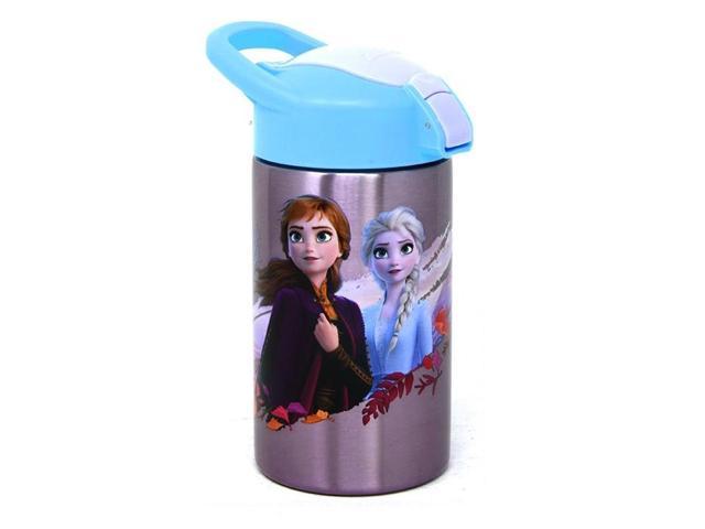 Disney Frozen 2 Kids Stainless Steel Water Bottle 15.5oz Canteen Pop Up ...