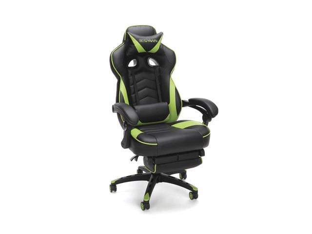 ofm 110 racing style gaming chair with footrest