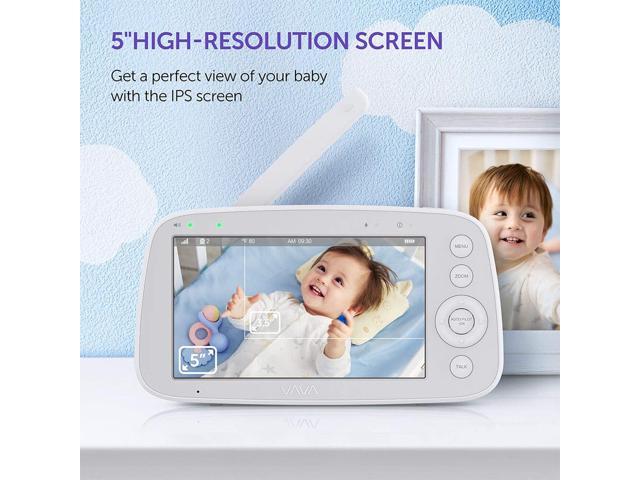Additional Camera Unit for VAVA Baby Monitor 720p HD Resolution Scan View 