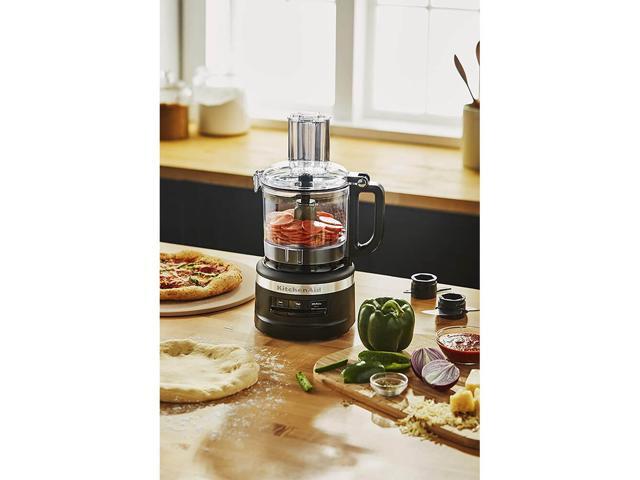  KitchenAid KFP0718BM Food Processor, 7 Cup, Black Matte  (Renewed): Home & Kitchen