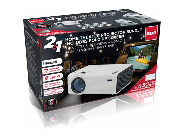 RCA Bluetooth Theater Projector Bundle 