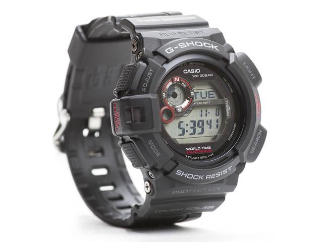 Casio G9300-1 G-Shock Moon Phase World Timer Alarm Newegg.com