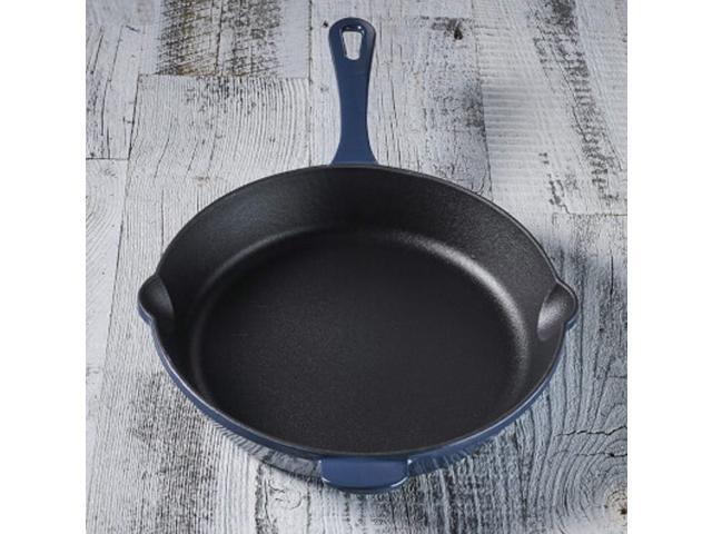 Cuisinart Chef'S Classic Enameled Cast Iron 10 Round Fry Pan-Provencal  Blue 