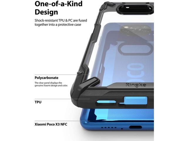 Ringke Fusion X Case Designed For Xiaomi Poco X3 Nfc Black Newegg Com