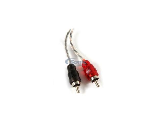 2-Channel Dual Twisted RCA Car Audio Interconnect Cable Cerwin-Vega CRV17 17 ft