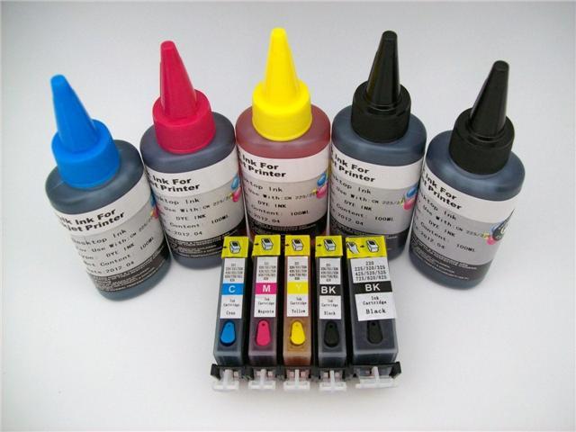 Refillable Ink Cartridge Kit For Canon Pgi 225 Cli 226 Pgi225 Cli226 Cartridge Pixma Mg5120 0546