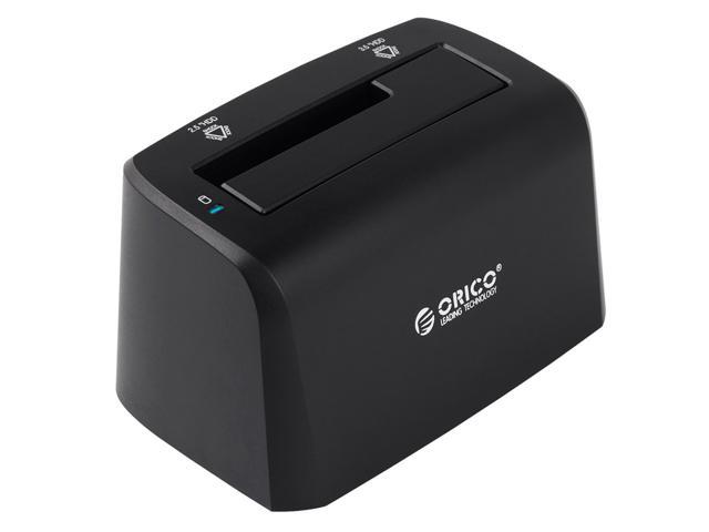 ORICO Tool Free SuperSpeed USB3.0 SATA 2.5 & 3.5 inch HDD SSD External Hard Drive Docking Station Support UASP & SATAIII  for PC, Notebook ,MacBook ,laptop and Desktop  - Black