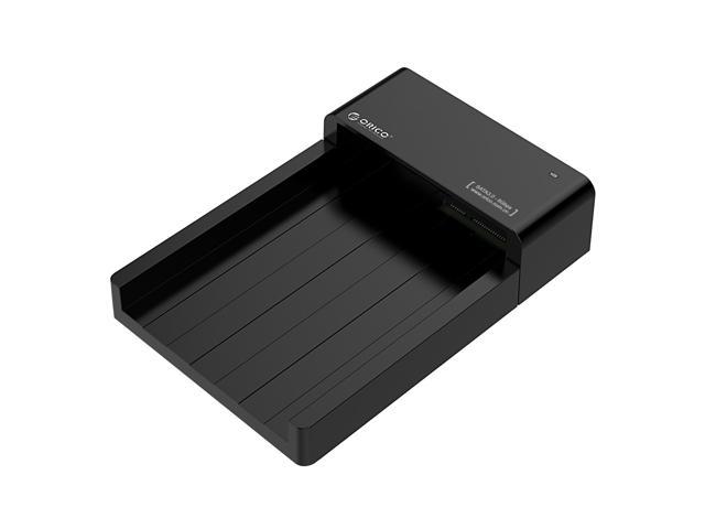 ORICO Tool 2.5 & 3.5 In. USB 3.0 to SATA External Hard Drive Enclosure HDD SSD Docking Station [18TB Drive Max] Support SATA III UASP - Black (6518US3-V1-US)