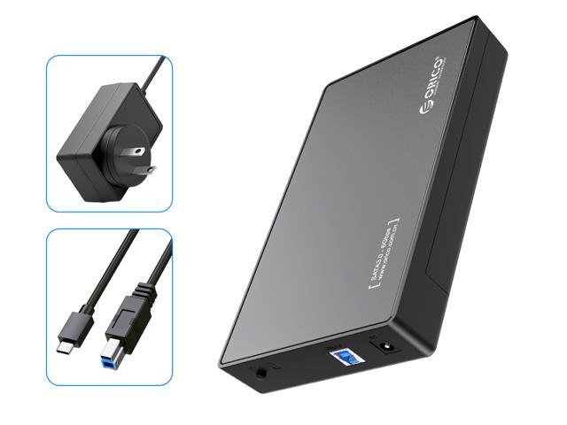 ORICO External Hard Drive Enclosure, Type-C USB 3.0 SuperSpeed, for 3.5" SATA HDD and SSD 16TB Max Supported(3588UC3)