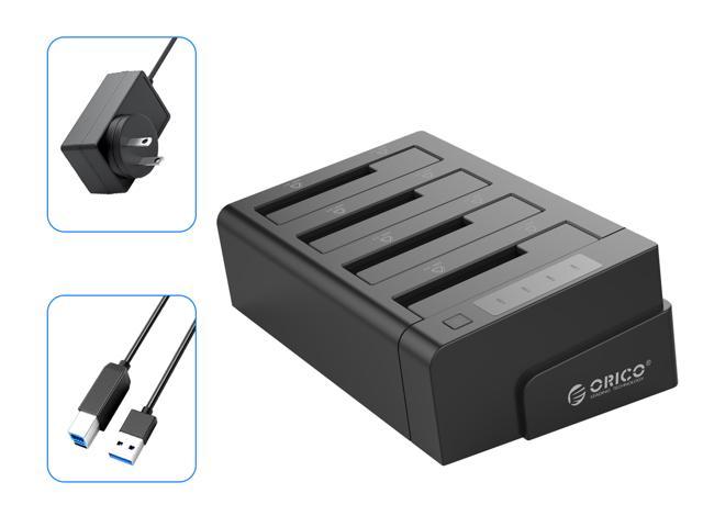 ORICO 4 Bay USB 3.0 SATA Hard Drive Docking Station/Duplicator for 2.5 inch & 3.5 inch HDD -Black (6648US3-C-V1)