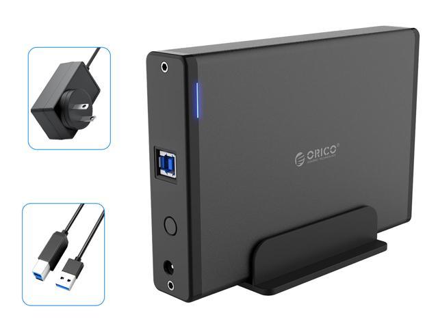 Orico Hard Drive Enclosure USB 3.0 to SATA 3.0 - 12V2A Adapter/Docking Station with 5Gbps Support - Aluminum Hard Drive / SSD Enclosures - Newegg.com