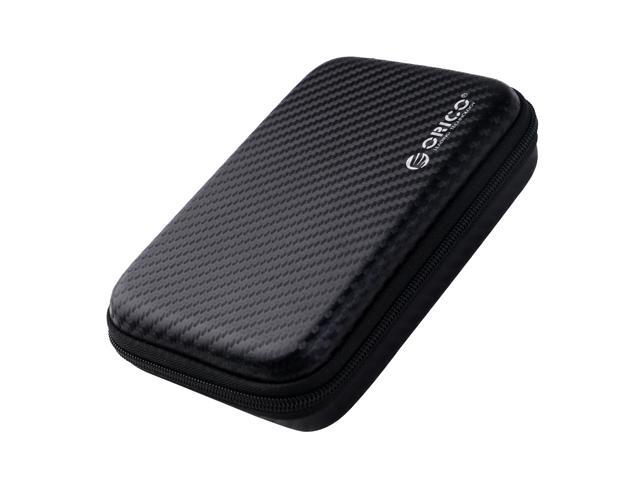 ORICO Hard Drive Carrying Case Portable Protection EVA HDD Storage Bag for External 2.5 Inch Hard Drive,Earphone,U Disk,Black (PHM-25)