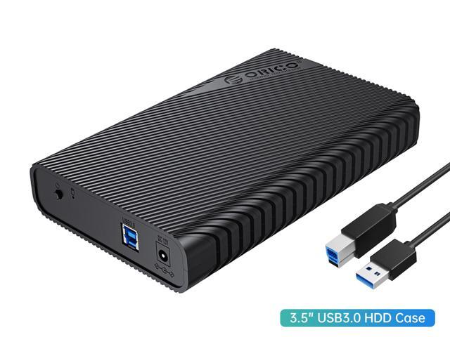 ORICO Inch Hard Drive Enclosure USB 3.0 for 3.5 Case SATA 3.0 to SATA III 5Gbps External Drive Case Support UASP and 18TB Hard Drive / SSD Enclosures - Newegg.com