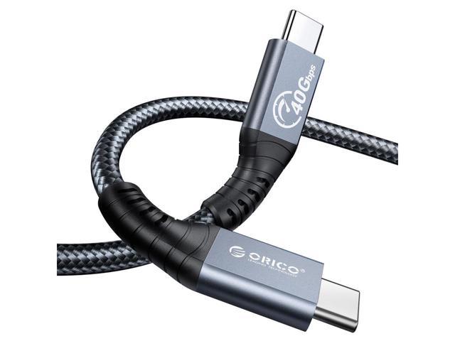 ORICO Cable Compatible with Thunderbolt 4 Cable 40Gbps USB C to USB C ...