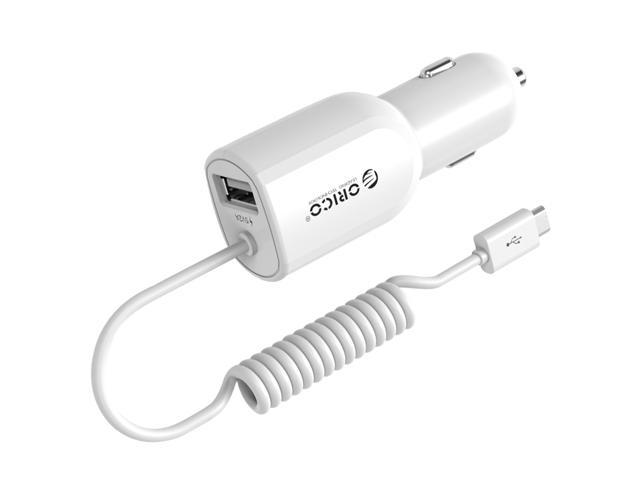 built in usb car charger