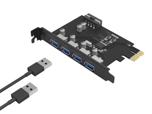 4-Port USB 3.0 PCI Express Card Conceptronic Emrick U34