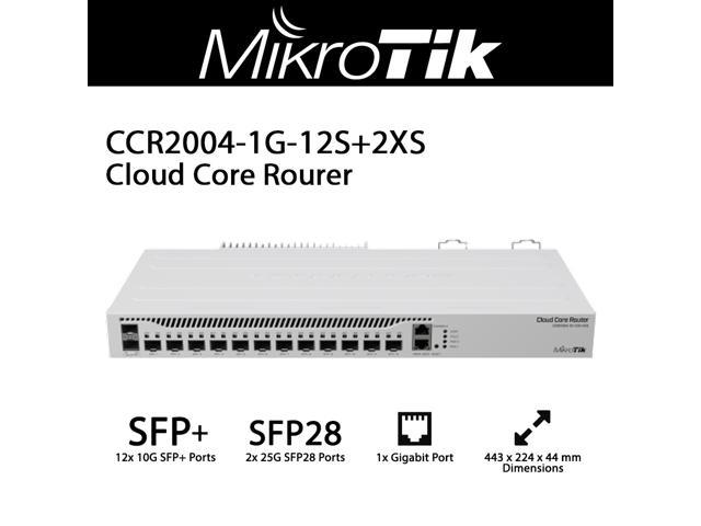 MikroTik - CCR2004-1G-12S+2XS - Cloud Core Router 2004-1G-12S+2XS