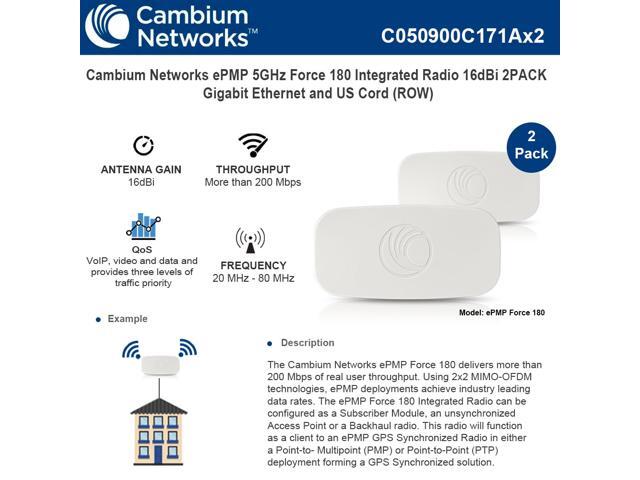 epmp 5 ghz force 180 integrated radio