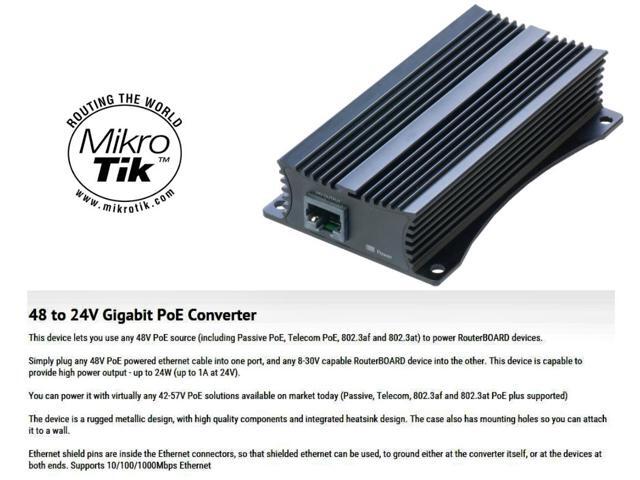 MikroTik RBGPOE-CON-HP