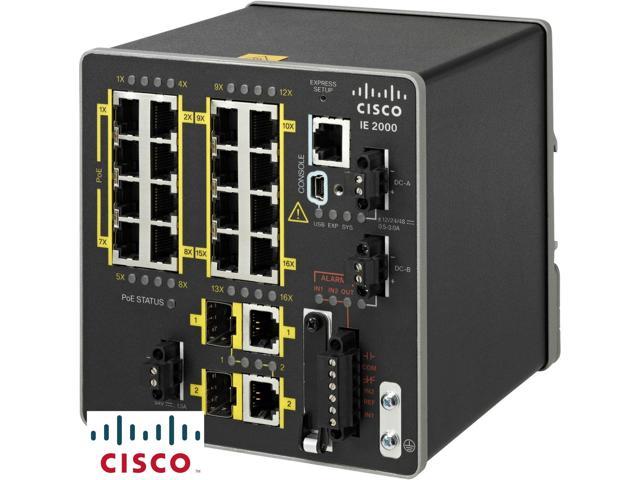 CISCO IE-2000 IE-2000-16TC-G-L Switch - Newegg.com