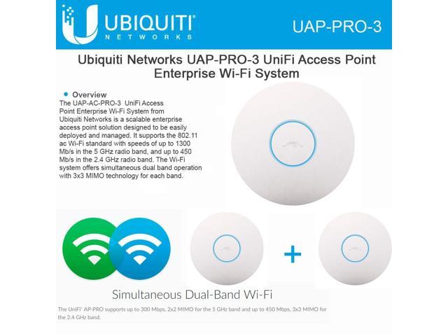 Ubiquiti UniFi AP Pro 3 pack, UAP Pro 3-Pack Access Point 3 Pack, UAP-Pro-3-US