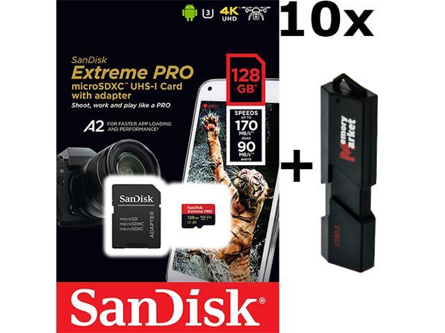 Карта памяти sd 128gb sandisk extreme pro