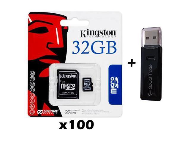Kingston Digital 16 GB Class 4 MicroSD Flash Card with SD Adapter SDC4//16GB