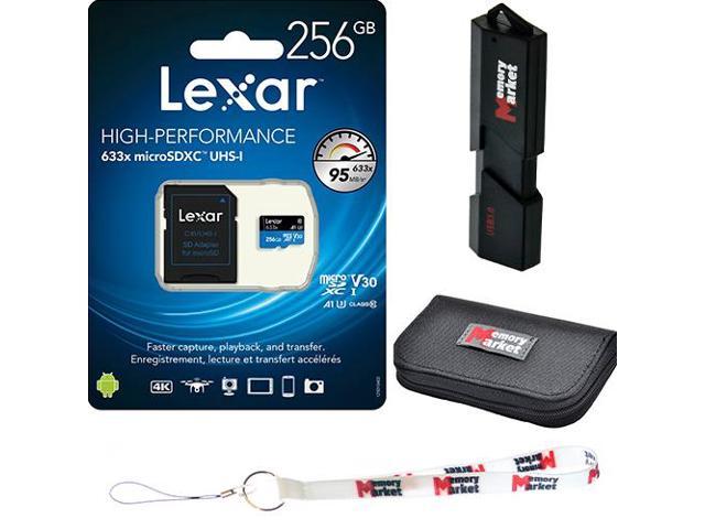 Lexar High Performance 256gb Microsd Xc Memory Card 633x Uhs I