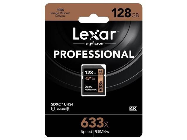 5 Pack Lexar 128GB SDXC Professional 633x UHS-1 U3 SD XC Memory Card LSD128GCB1AP633 LOT of 5 with MemoryMarket USB 3.0 Dual Slot Card Reader