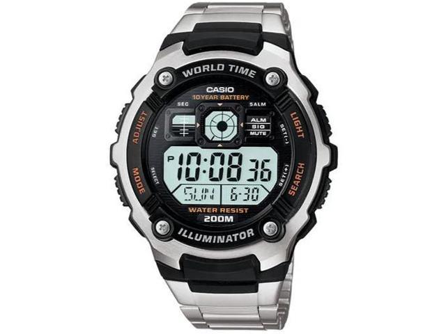 Men's Casio Sport World Time Alarm Watch AE2000WD-1AV