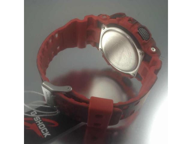 g shock red camouflage watch