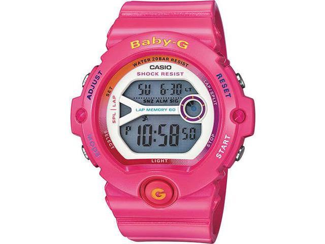 baby pink casio watch
