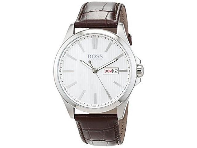 Hugo Boss The James Brown Leather Watch 