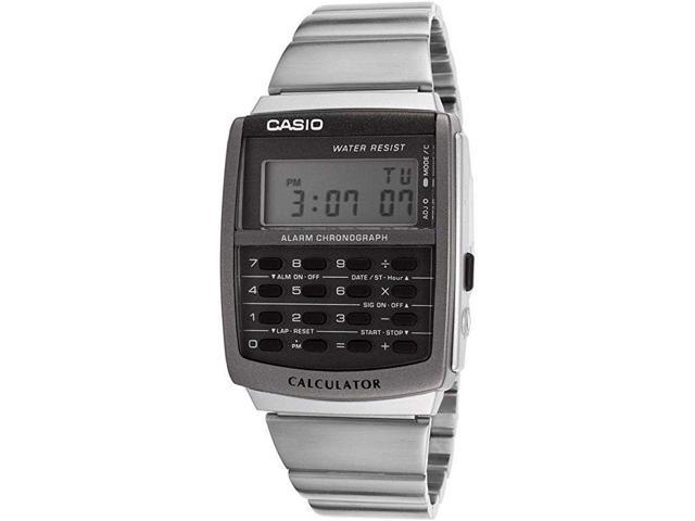 Men's Casio Classic Calculator Stainless Steel 33 mm. Watch CA506-1DF