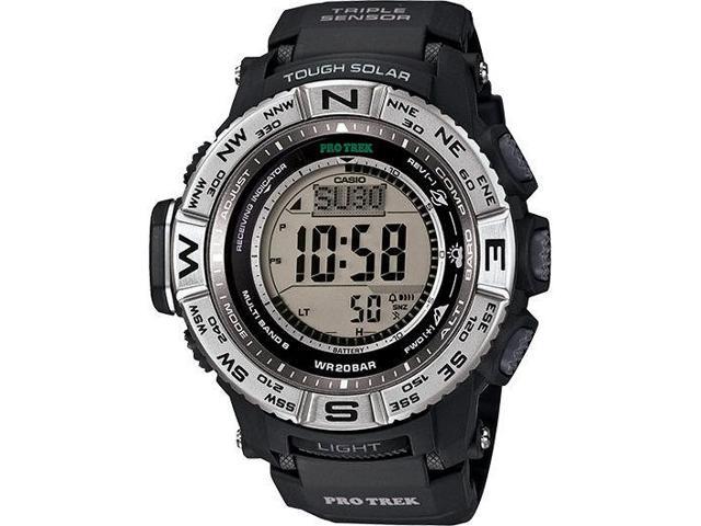 casio pro trek solar fishing watch