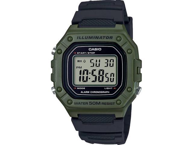 casio illuminator green