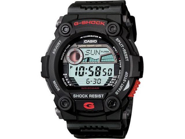 Men's Black Casio G-Shock Tide Digital World Time Watch G7900-1 G-7900-1CR
