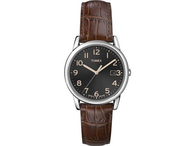Timex Unisex Classic Twist T2N948 Brown Leather Quartz Watch 