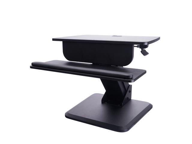 Dyconn Wf024b Black Heavy Duty Height Adjule Desktop Stand For Laptop Workfit Sit Monitor Mount Newegg Com