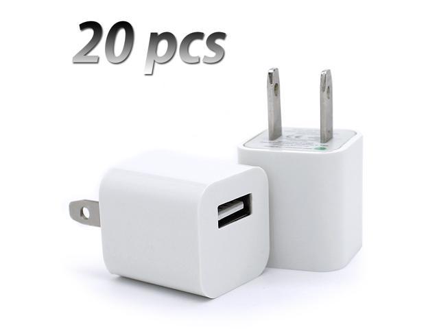 Lot 20 pcs Home USB AC Wall Plug Cube Charging Adapter for iPhone 6, 6 ...