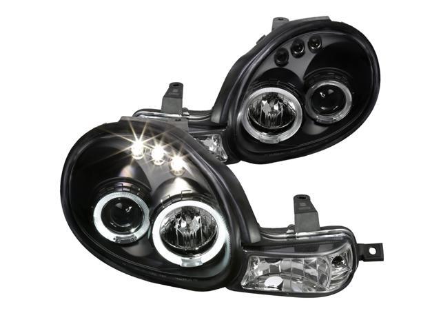 Spec D Tuning 2000 2002 Dodge Neon Led Projector Headlights Black Spec D Tuning 2000 2002 Dodge Neon Led Projector Headlights Black 2001 00 01