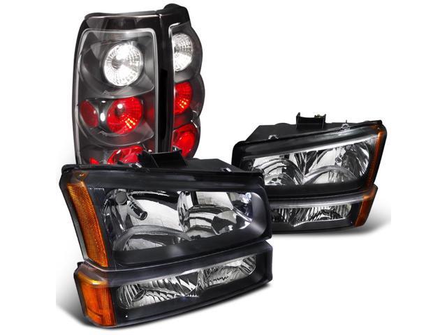 2003 2004 2005 2006 CHEVY SILVERADO CLEAR CRYSTAL HEADLIGHTS BUMPER SIGNAL LAMP